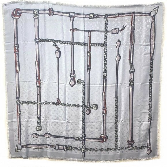 LOUIS VUITTON Confidential Tag present Stole/Shawl - Picture 1 of 10